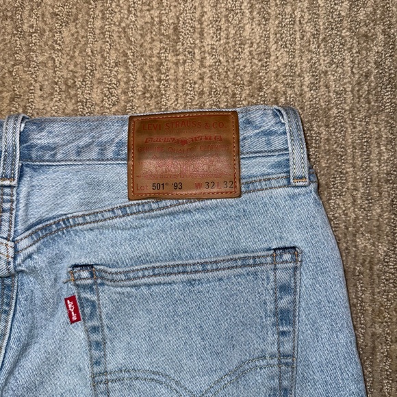 LEVI’S PREMIUM 501 ‘93 BLUE JEANS SIZE 32x32 - Picture 3 of 3
